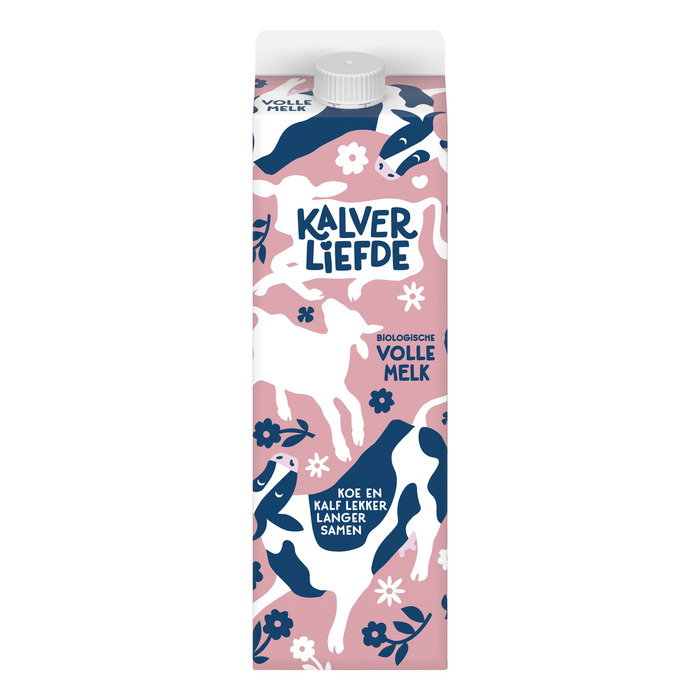 Kalverliefde Volle melk biologisch (1L)