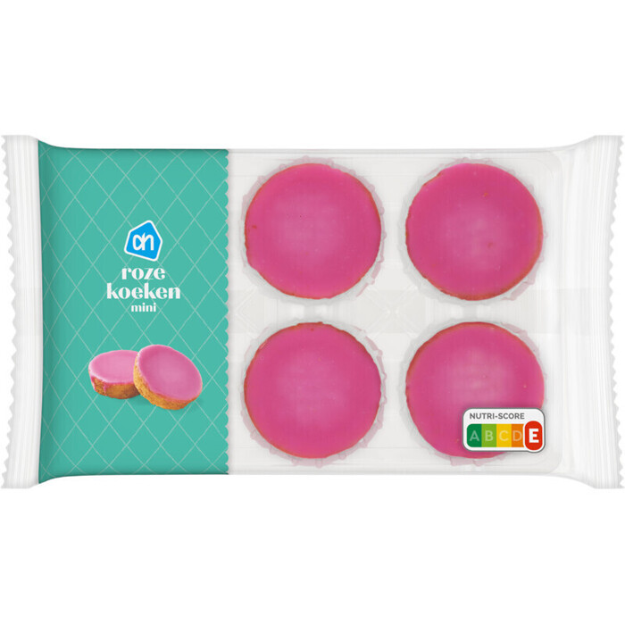 AH Mini roze koeken (210g)