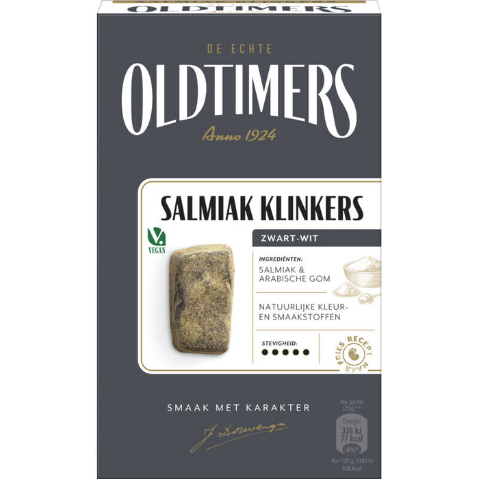 Oldtimers Salmiak klinkers (235g)