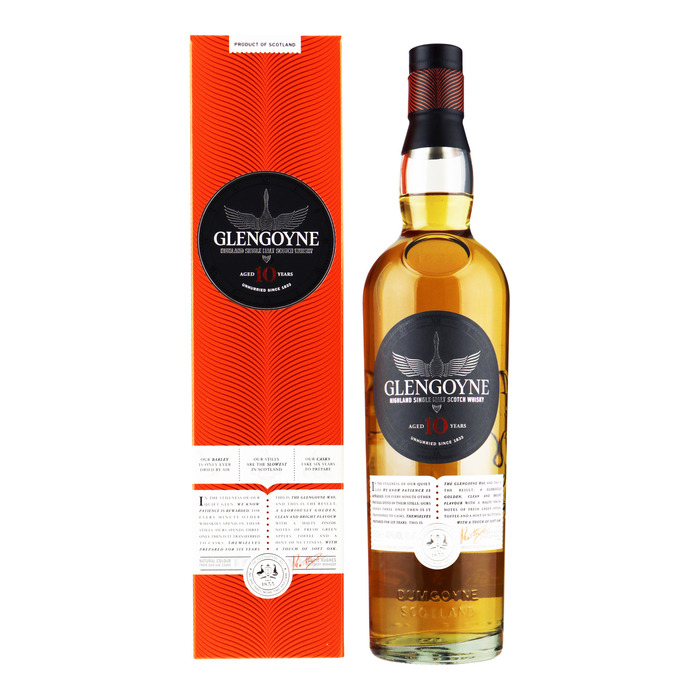 Glengoyne Single malt Scotch whisky 10 years (rol, 0.7L)