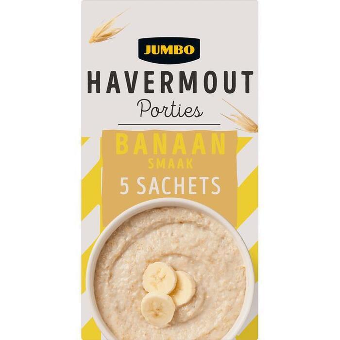 Jumbo Havermout Porties Banaansmaak 5 x 27g (5 × 27g)