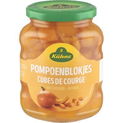 Kühne Pompoenblokjes met honing (330g)