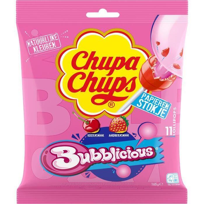Chupa Chups Bubblicious gum lollipop (165g)