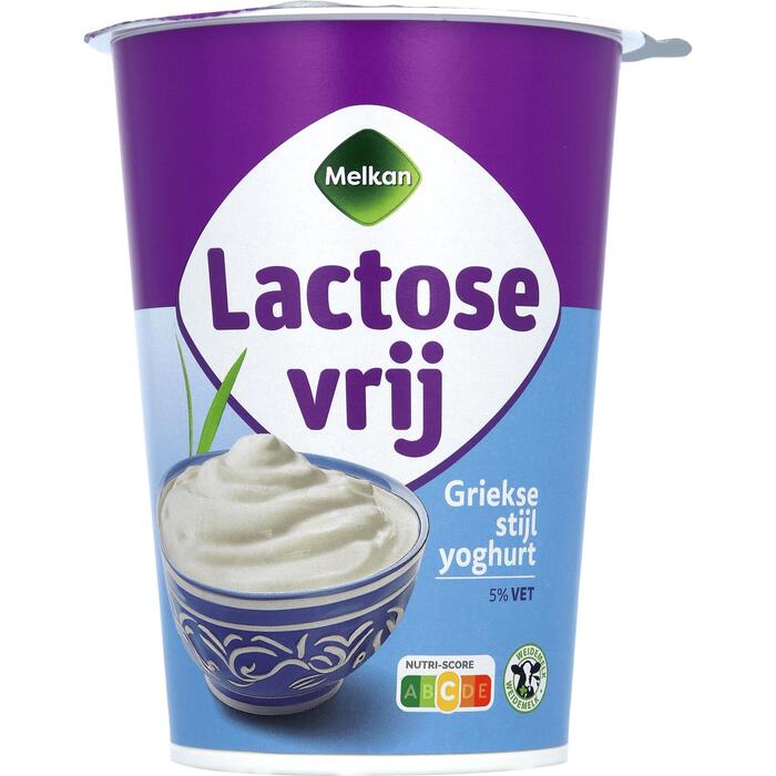 Melkan yoghurt lactosevrij 500ml (Kuipje, 500g)