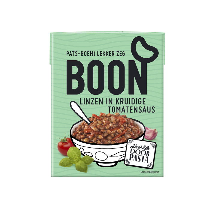 Boon Linzen in Kruidige Tomatensaus 380 g (380g)