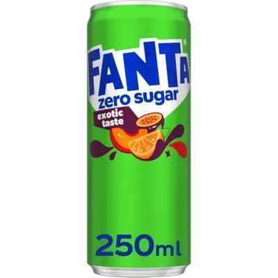 Fanta Exotic No Sugar 250 ml (blik, 250ml)