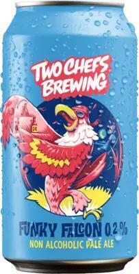 Two Chefs Brewing Funky falcon 0.2% non alcoholic pale ale (33cl)