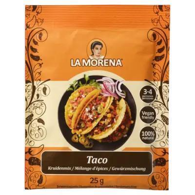 La Morena Taco kruidenmix (25g)