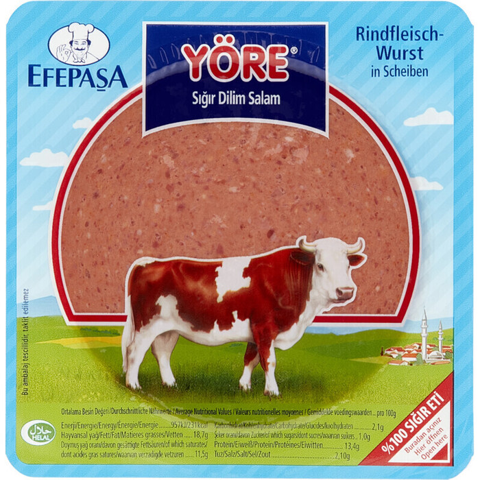 Efepasa Rundvleesworst 200 g (Stuk, 150g)