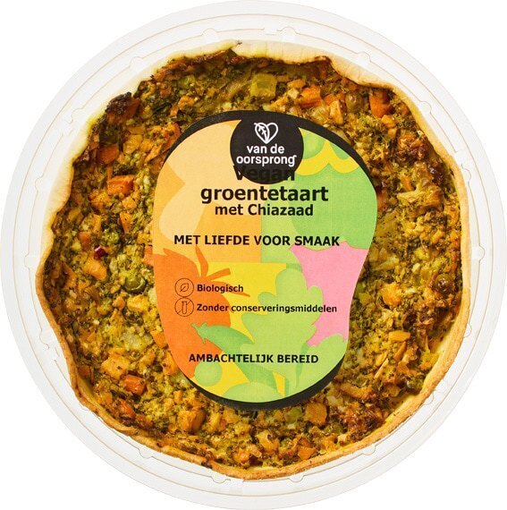 Vegan hartige taart (350g)