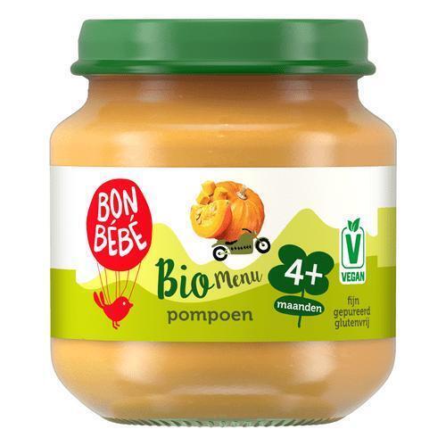 Bonbébé pompoen 4+ maanden (125g)