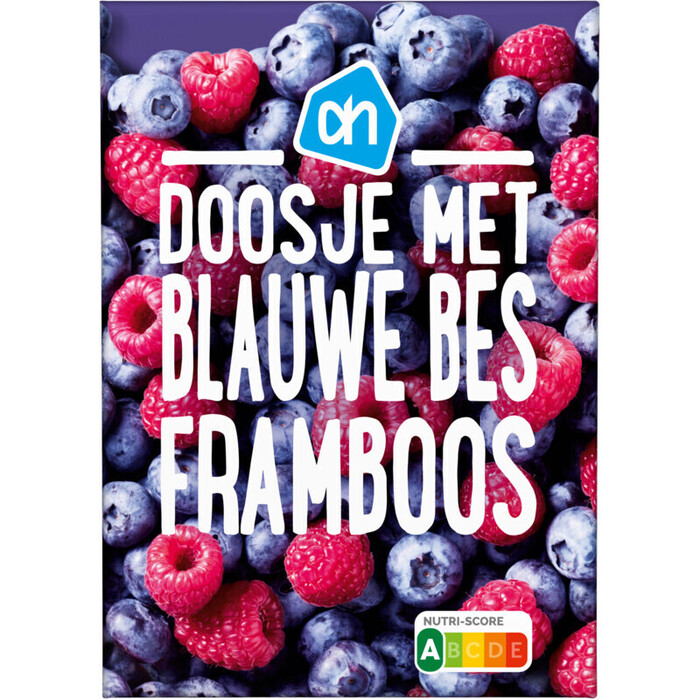 Doosjevol Blauwe bessen en Frambozen (doos, 250g)