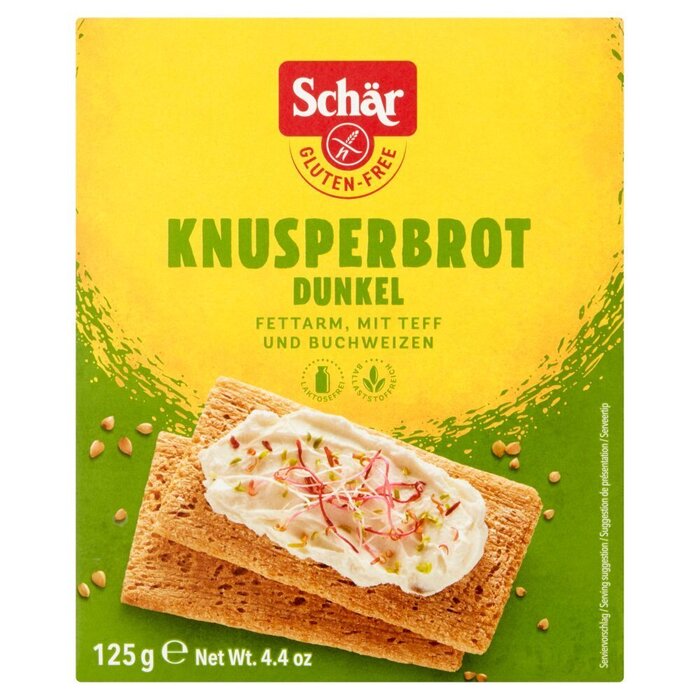 SCHAR KNUSPERBROT DUNKEL (125g)