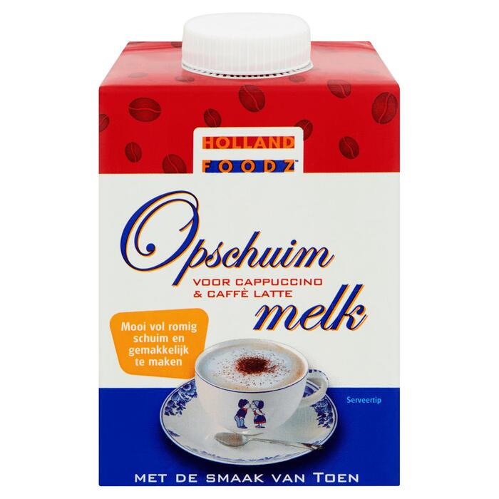 Holland Foodz Opschuim Melk 500 ml (Pak, 0.5L)