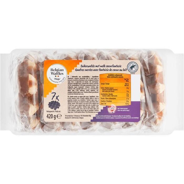 Suikerwafels met melk cacaofantasie (420g)