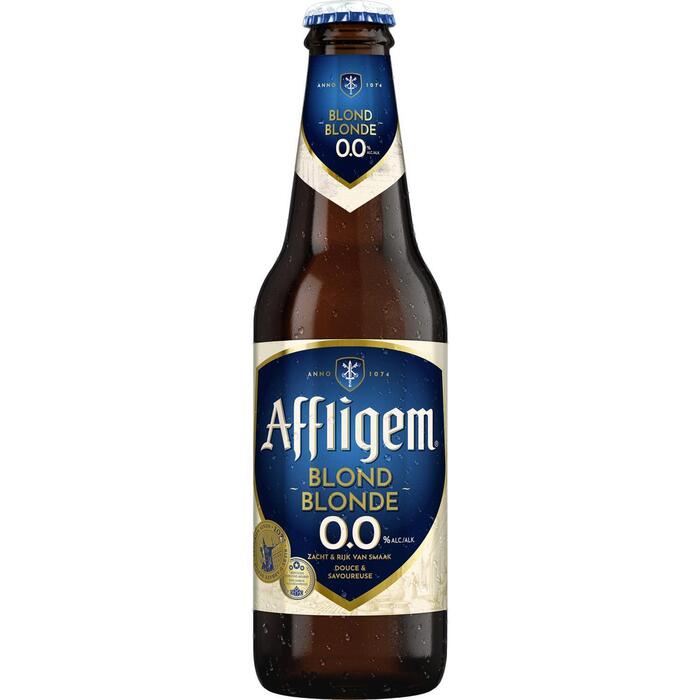 Affligem Blond 0.0 Alcoholvrij Bier Fles 30 cl (Fles, 30cl)