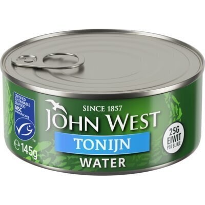 John West tonijnstukken in water 145 gram (145g)