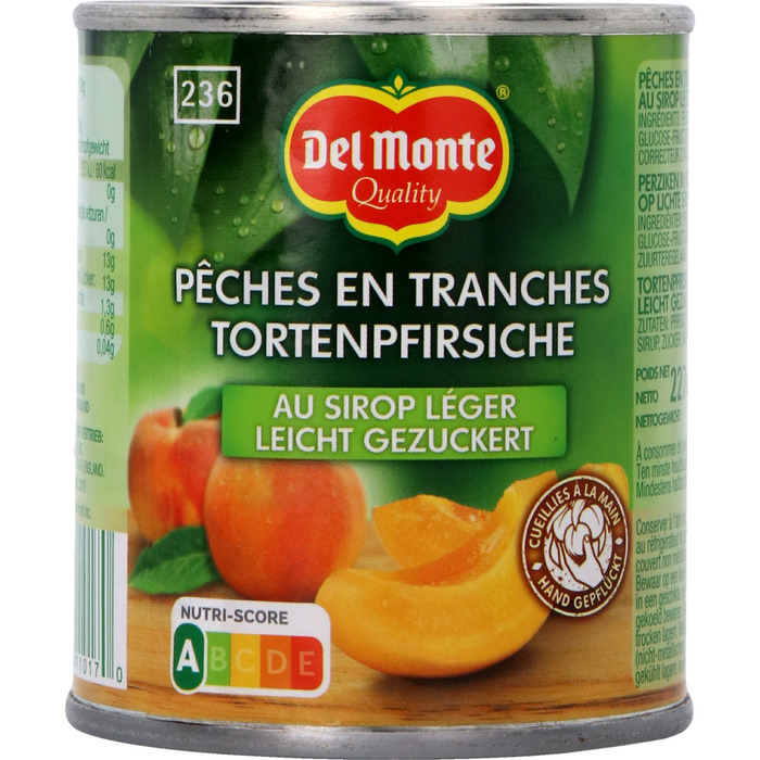 Del Monte Perzik schijfjes op siroop (227g)