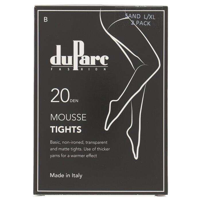 DuParc BASIC panty Mousse 20D sand LXL /2p