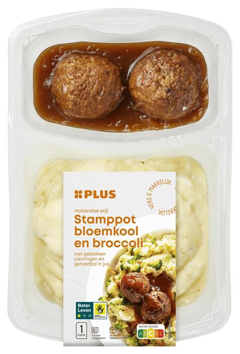 PLUS Stamppot bloemk brocc gehakt