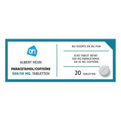 AH Paracetamol/coffeïne 500/50 mg