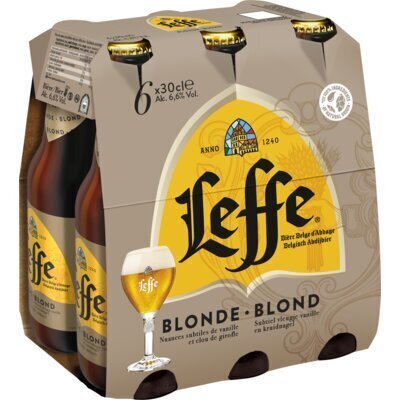 Leffe Blond (Fles, 6 × 30cl)