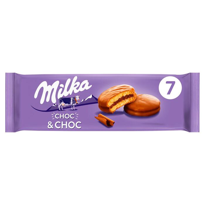 Biscuit choc & choc (wikkel, 175g)