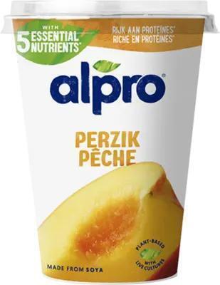 Soya yoghurt perzik (Stuk, 500g)