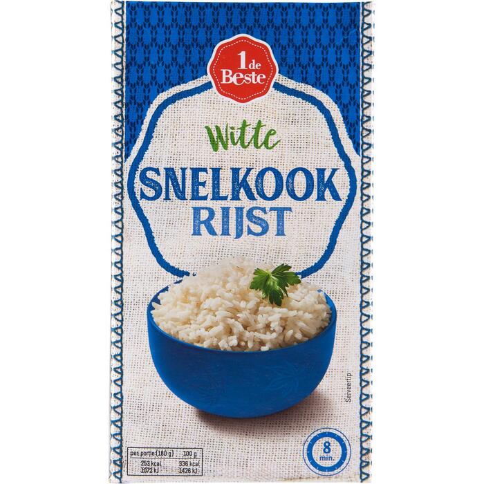 1de Beste snelkookrijst wit 400 gram (400g)