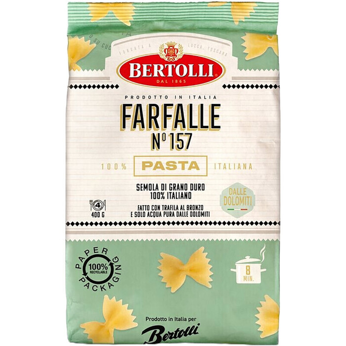 Bertolli Pasta farfalle no 157 (400g)
