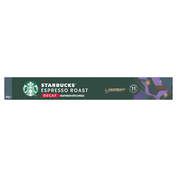 Starbucks® Decaf Espresso Roast by Nespresso® Dark Roast 10 Capsules (57g)