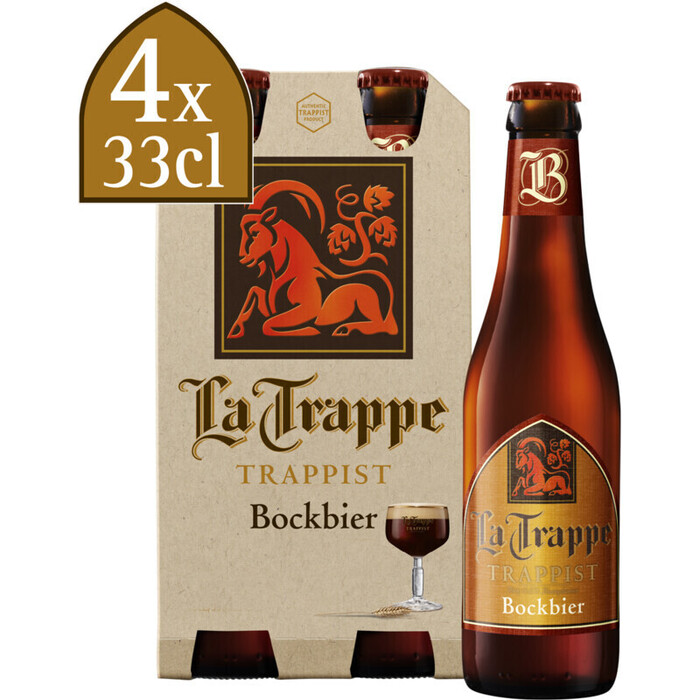 La Trappe Bockbier 4-pack (4 × 33cl)