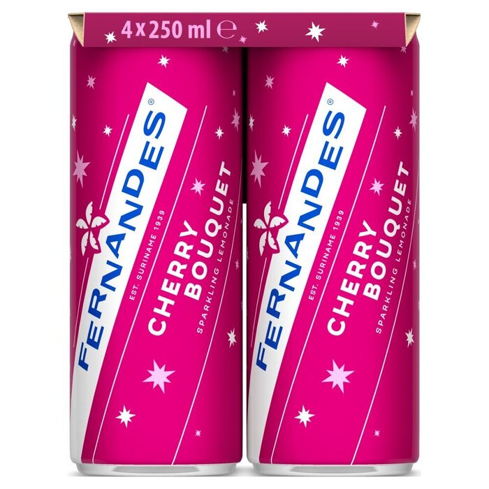 Fernandes Cherry Bouquet Sparkling Lemonade 4 x 250 ml (250ml)