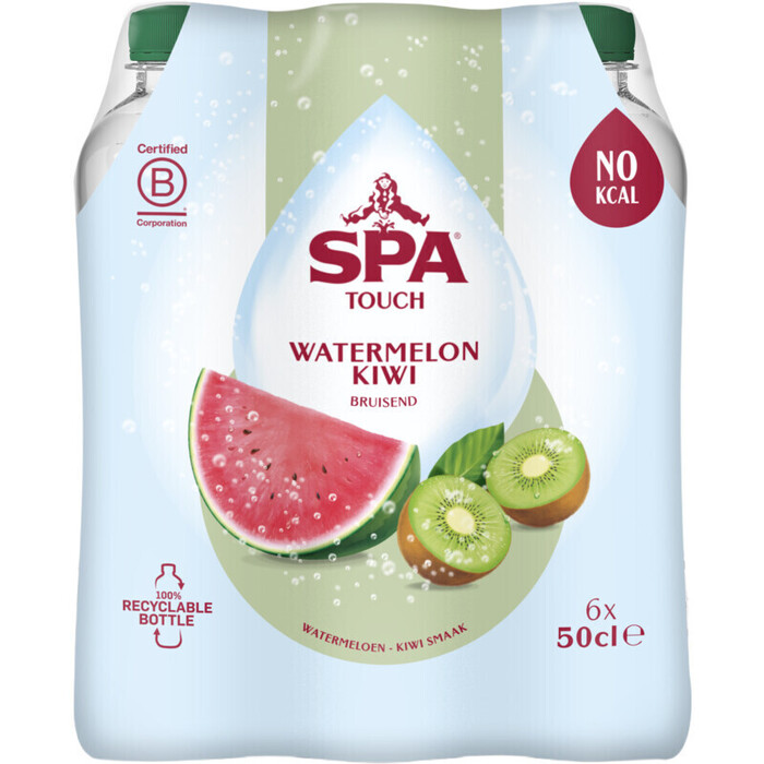 Touch koolzuurhoudend watermelon kiwi (6 × 0.5L)