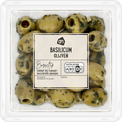 AH Basilicum olijven (130g)