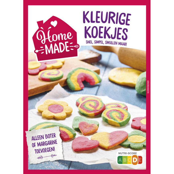 HomeMade Fred & Ed Mix voor Kleurenpret Koekjes (360g)