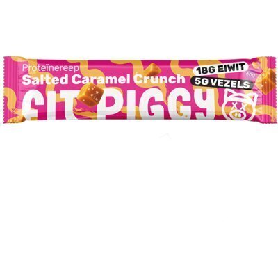 Fit Piggy Proteïnereep salted caramel crunch (60g)