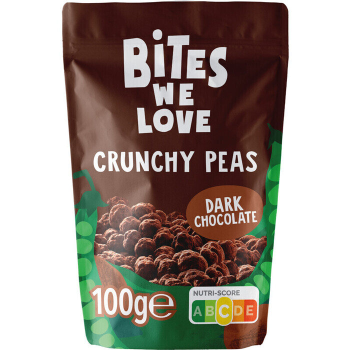 BitesWeLove Crunchy Peas Dark Chocolate 100 g (100g)