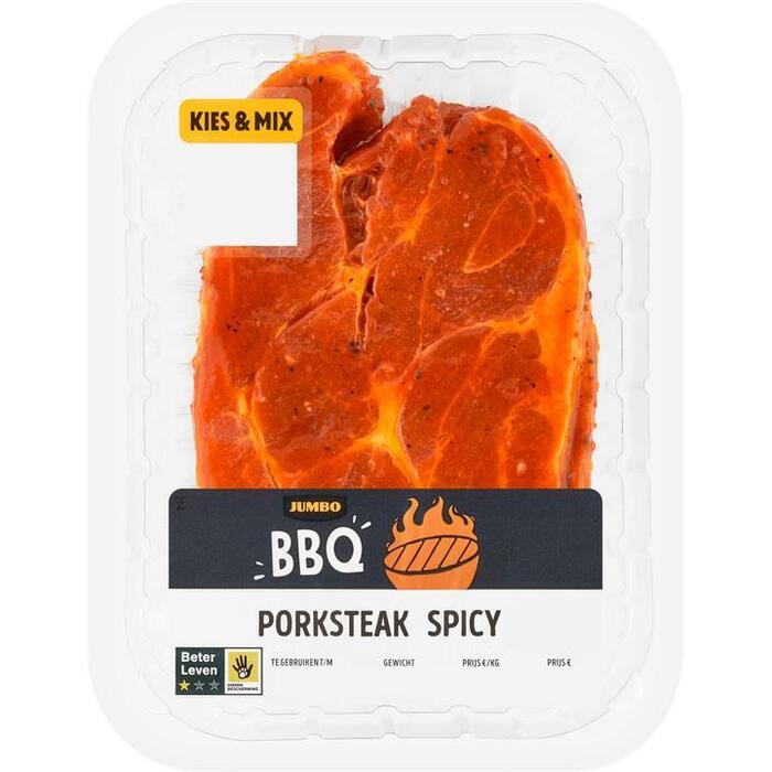 Jumbo BBQ Porksteak Spicy 180 g (180g)