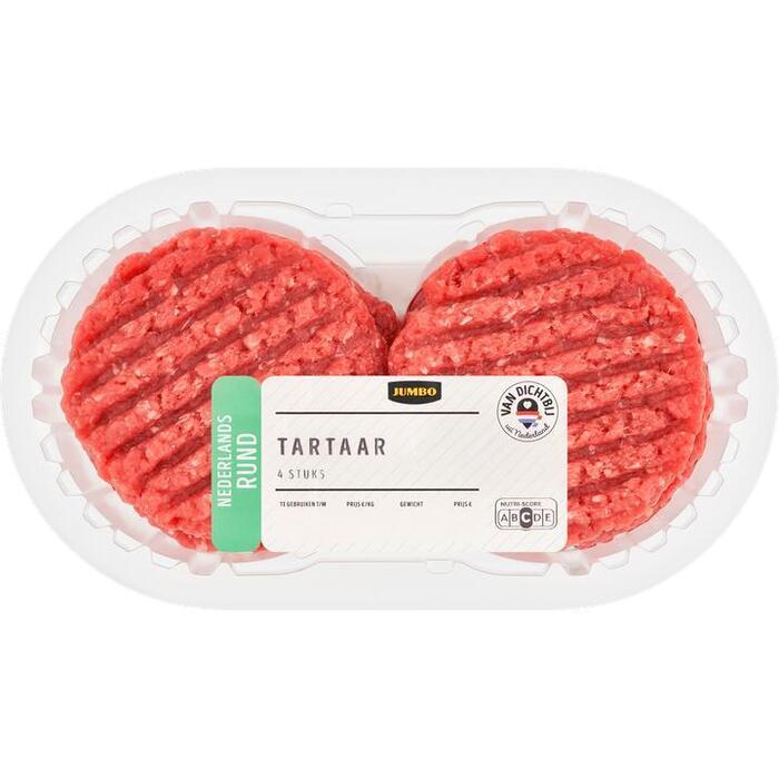 Jumbo Runder Tartaar 4 Stuks (400g)
