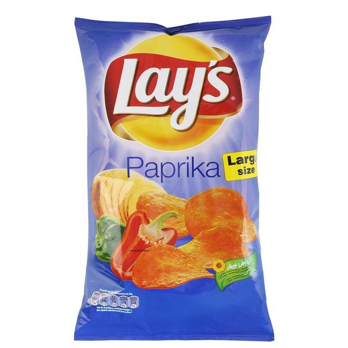 Lay's Chips paprika 25 minder zout (200g)