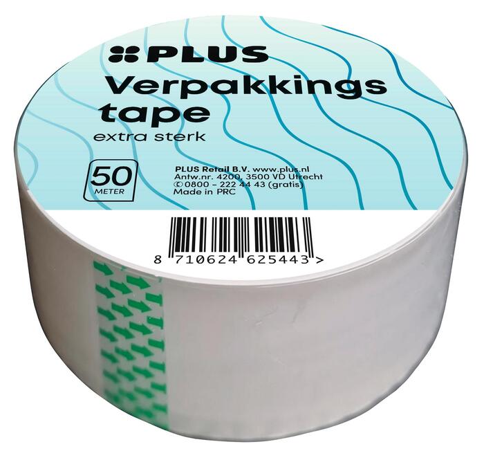 Verpakkingstape 50 meter (blister)