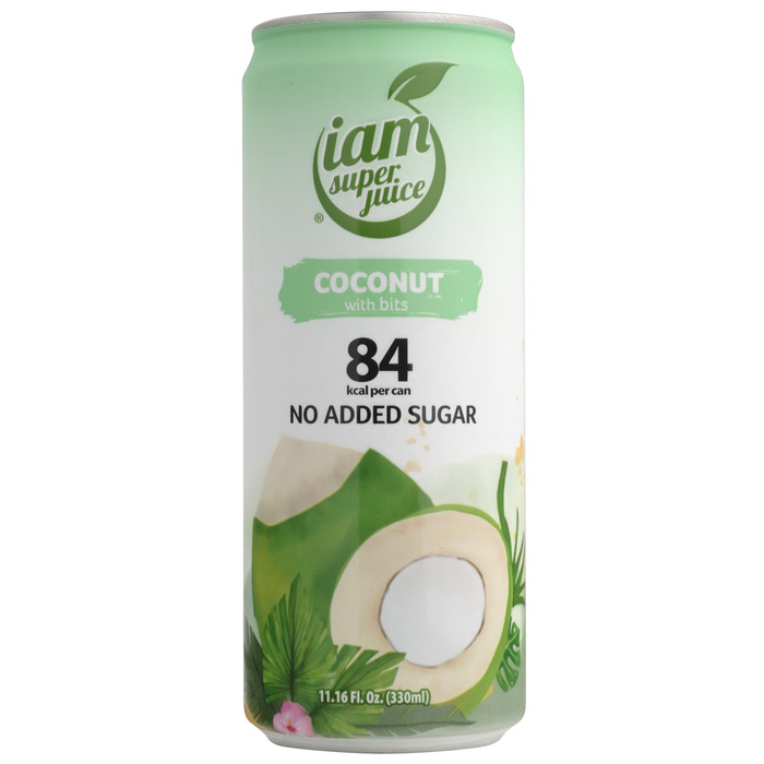Iam Super Juice Kokosnootwater met Kokosnootpulp 330ml (33cl)