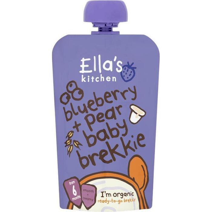 Ella's kitchen Baby bosbessen ontbijtje 6mnd+ (100g)