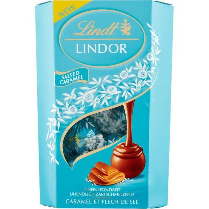Lindt Lindor cornet salted caramel (200g)