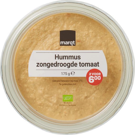 Hummus zongedroogde tomaat (175g)