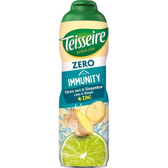 Teisseire Zero Immunity Lime & Ginger + Zinc 600 ml (Blik, 0.6L)