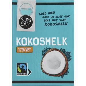 Sum & sam kokosmelk 500gr 17% (500g)