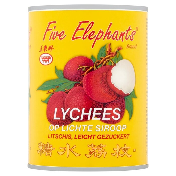 Five Elephants Lychees op lichte siroop (567g)