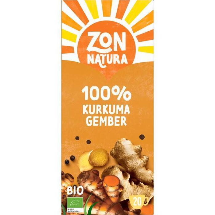 Zonnatura Kurkuma thee (zakjes, 36g)